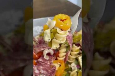 10 second Italian pasta salad#shorts