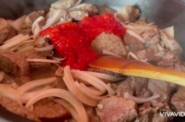 Italian food - Spezzatino con Patate (very delicious melts in your mouth)