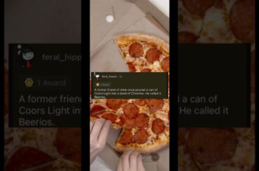 Besides eating cereal with water what is the most “eating sin” you have ever witnessed? #shorts