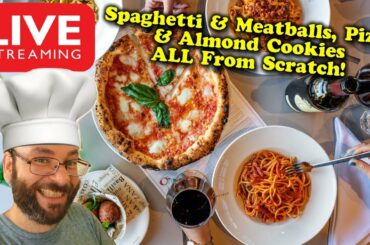 Spaghetti & Meatballs | Pizza Dough @ Home | Almond Cookies | Easy Italian Recipes