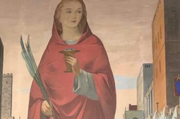 Eucharistic miracle-happened in cassia Italy .Appearancesof bread and wine remain,substance changed