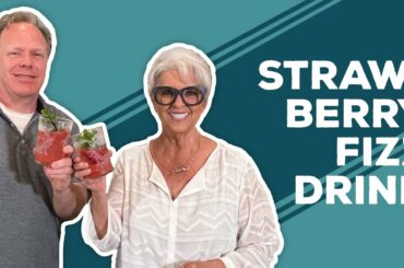 Love & Best Dishes: Strawberry Fizz Drink Recipe | Strawberry Italian Soda