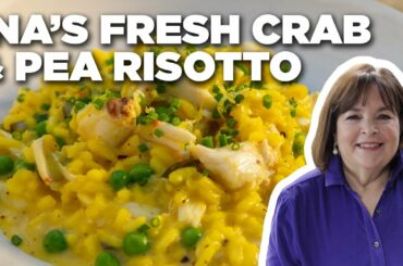 Ina Garten's Fresh Crab and Pea Risotto | Barefoot Contessa | Food Network