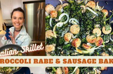 Broccoli Rabe and Sausage Italian Skillet