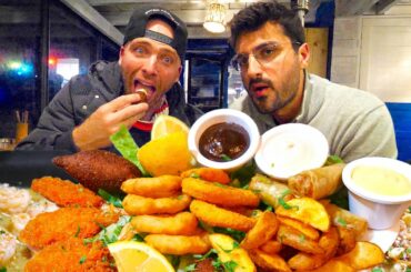 Lebanese SEAFOOD MOUNTAIN in Batroun - Bar Food + Old Souk Tour | Lebanon