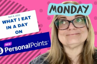 A full day of eating on WW Personal Points | Baked Italian Chicken and Vegetables| April 4, 2022