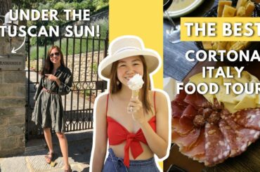 EAT LIKE A LOCAL! Best Rated Cortona Italy Foodie Walking Tour! Under The Tuscan Sun Hill Town Tours