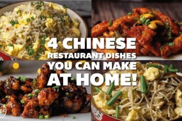 4 Chinese Restaurant Dishes you can make at Home | Indo Chinese Recipes | Cookd