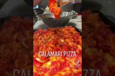 Calamari Pizza from Brooklyn #pizza #pizzarecipe #pizzalover #brooklyn #italianfood #italian