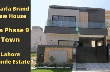 5 Marla Brand New State Of The Art Ultra Modern Design House For Sale In DHA Phase 9 Town | #LGE