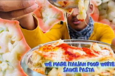 We Made Italian Food White Sauce Pasta | GD Square |