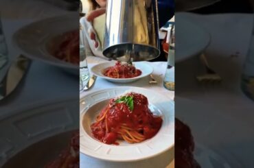 spaghetti al pomodoro is an italian food #short