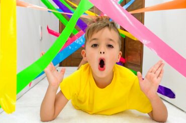 Vlad and Niki learn to eat healthy food and do sports