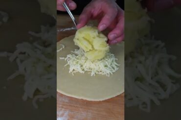 STUFFED BREAD #shorts #asmr