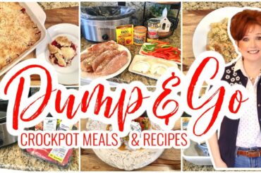 DUMP & GO CROCKPOT MEALS & RECIPES