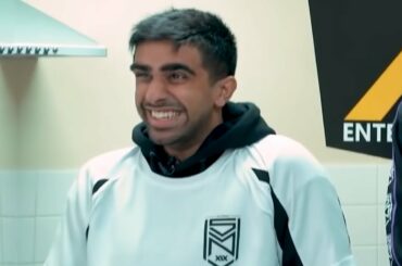 Vik couldn't stop laughing