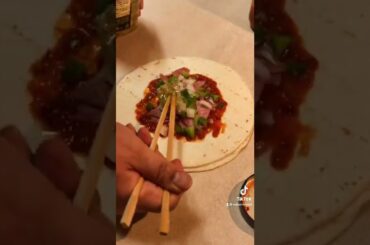 Mexican Italian Calzone Burrito #shorts #food