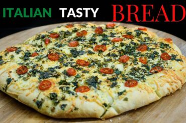 This Italian bread is so delicious, it doesn't need toppings anymore!
