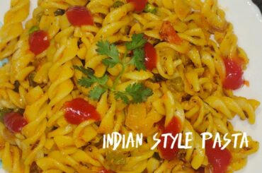 "Pasta Recipe"Indian Style Pasta #indiancuisine #Italianfood #pasta #macroni #quickrecipe #tastyfood
