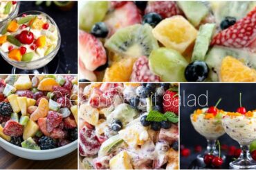 Different types Of Fruit salad  |Italian salad |Russian salad|#viral #youtubeshorts #cooking