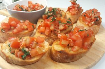 How To Make The Ultimate Italian BRUSCHETTA - Easy Appetizer Recipe