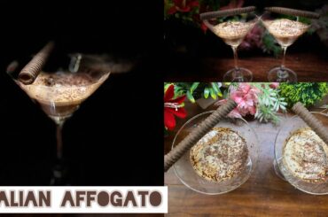 Italian Affogato | Affogato coffee Dessert Recipe | Super Easy Italian Dessert | #italiandesserts