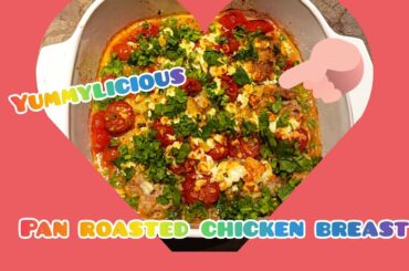 I cooked PAN-ROASTED CHICKEN BREAST w/ CHERRY TOMATOES,so yummy//Bevz Marcos