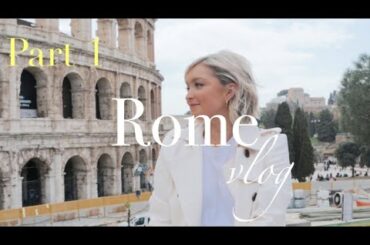 ROME PART 1 | VISITING THE COLOSSEUM, TRAVI FOUNTAIN, PANTHEON & ITALIAN FOOD ADVENTURES