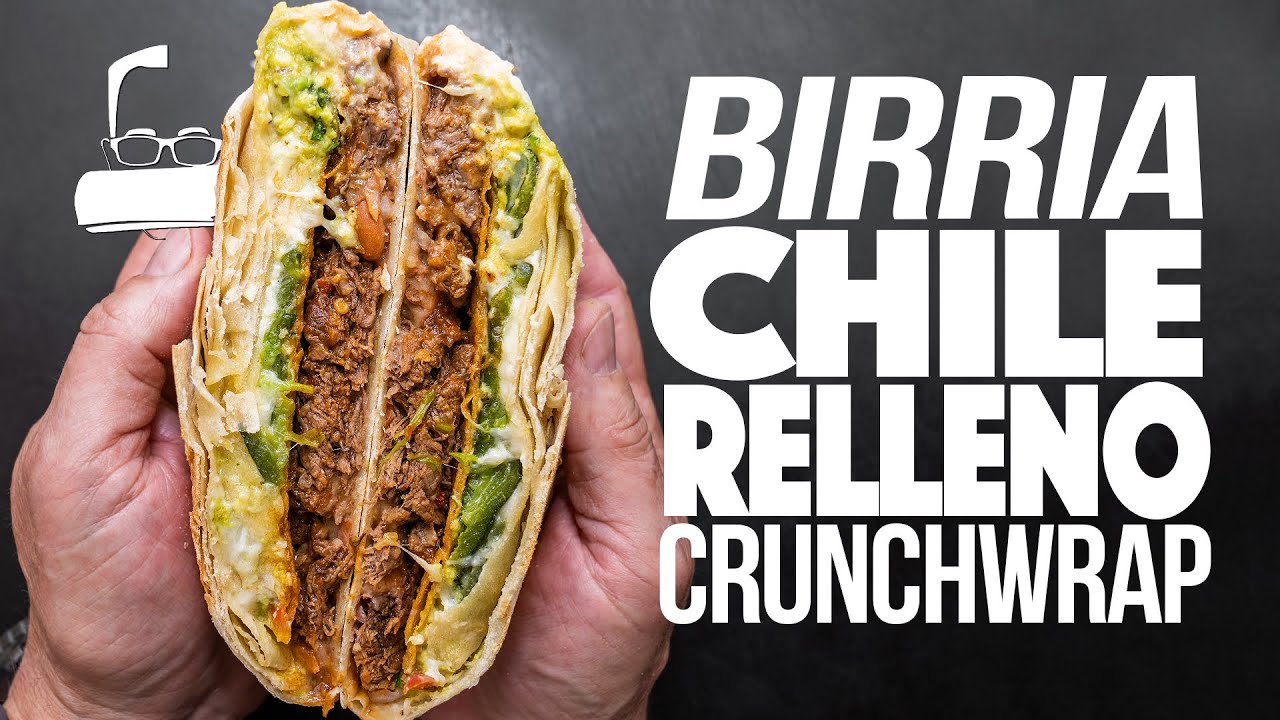 THE BIRRIA CHILE RELLENO CRUNCHWRAP | SAM THE COOKING GUY THE BIRRIA CHILE RELLENO CRUNCHWRAP | SAM THE COOKING GUY