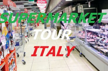 SUPERMARKET TOUR IN ITALY: empty shelves? high prices? let's see..