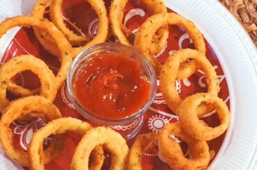The most easiest, quick and tasty recipe of Onion rings in Air-Fryer.
