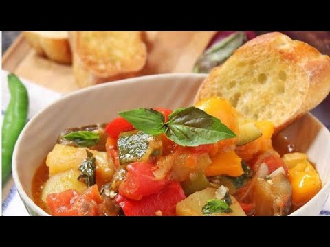 Como fazer caponata siciliana #italianfood #vegetablestew #caponata Como fazer caponata siciliana #italianfood #vegetablestew #caponata