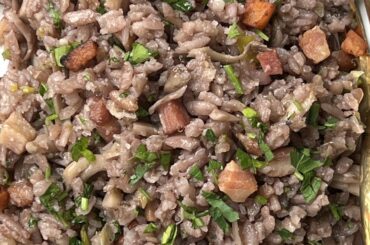 How to Make Instant Pot Risotto With Red Wine, Mushrooms and Pancetta | Melissa Clark