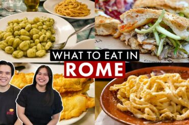 TOP 10 RESTAURANTS IN ROME | Italian Food Guide