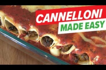 Cannelloni made easy | complicated recipe made simple