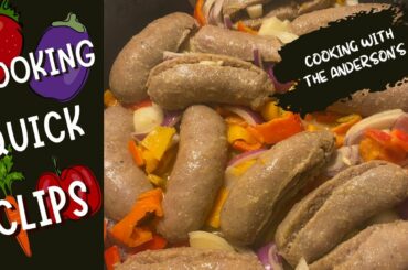 Sweet Italian Sausage with my Special Sauce ~ Cooking Quick Clips  (CWTA Season 2 Ep  204)
