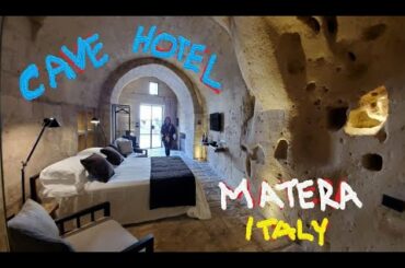 Staying in CAVE - MATERA Italy - Il Palazzotto Residence & Winery Hotel