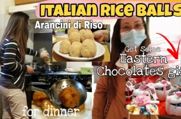 RICE BALLS  ( Arancini Di Riso ) AN ITALIAN EUROPEAN FOOD FOR DINNER | HAPPY EASTER