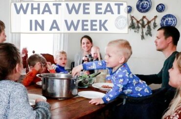 Spring What We Eat in a Week | Family of 9