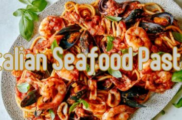How to make Italian Seafood Pasta | Easy Seafood Pasta | Pasta allo scoglio