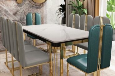 Italian Minimalist Modern Simple Rectangular Dining Table