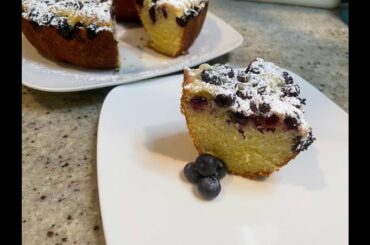Blueberry Mascarpone Cake! Easy delicious Italian recipe