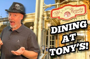 Disney Dining | Tonys Town Square Restaurant Dinner Review - Italian Food