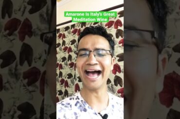 Amarone Is Italy's Great Meditation Wine. #italianwines #winevideo #wineeducation #winedrinker