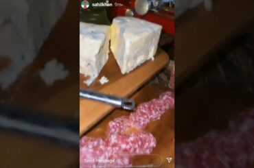 Sahil khan enjoying Italian food in Thailand