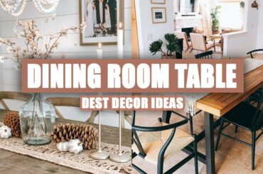 55+ Best Dining Room Table Decor Ideas 2021