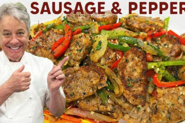 The Easiest Sausage and Peppers Recipe | Chef Jean-Pierre