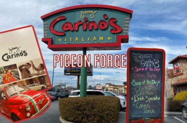 JOHNNY CARINO'S ITALIAN RESTAURANT IN PIGEON FORGE *HONEST REVIEW* TRAVEL VLOG