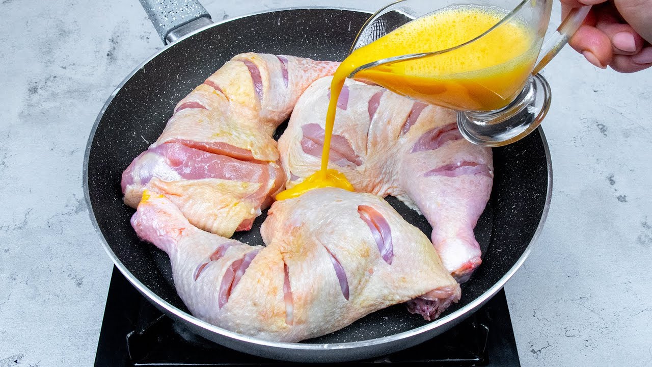 When I have guests, this tasty recipe of chicken legs in the pan is the best choice! When I have guests, this tasty recipe of chicken legs in the pan is the best choice!