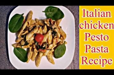 "Chicken Pesto Pasta::How To Make Pesto Pasta::Italian pesto Pasta Recipe By Food Feast Official "